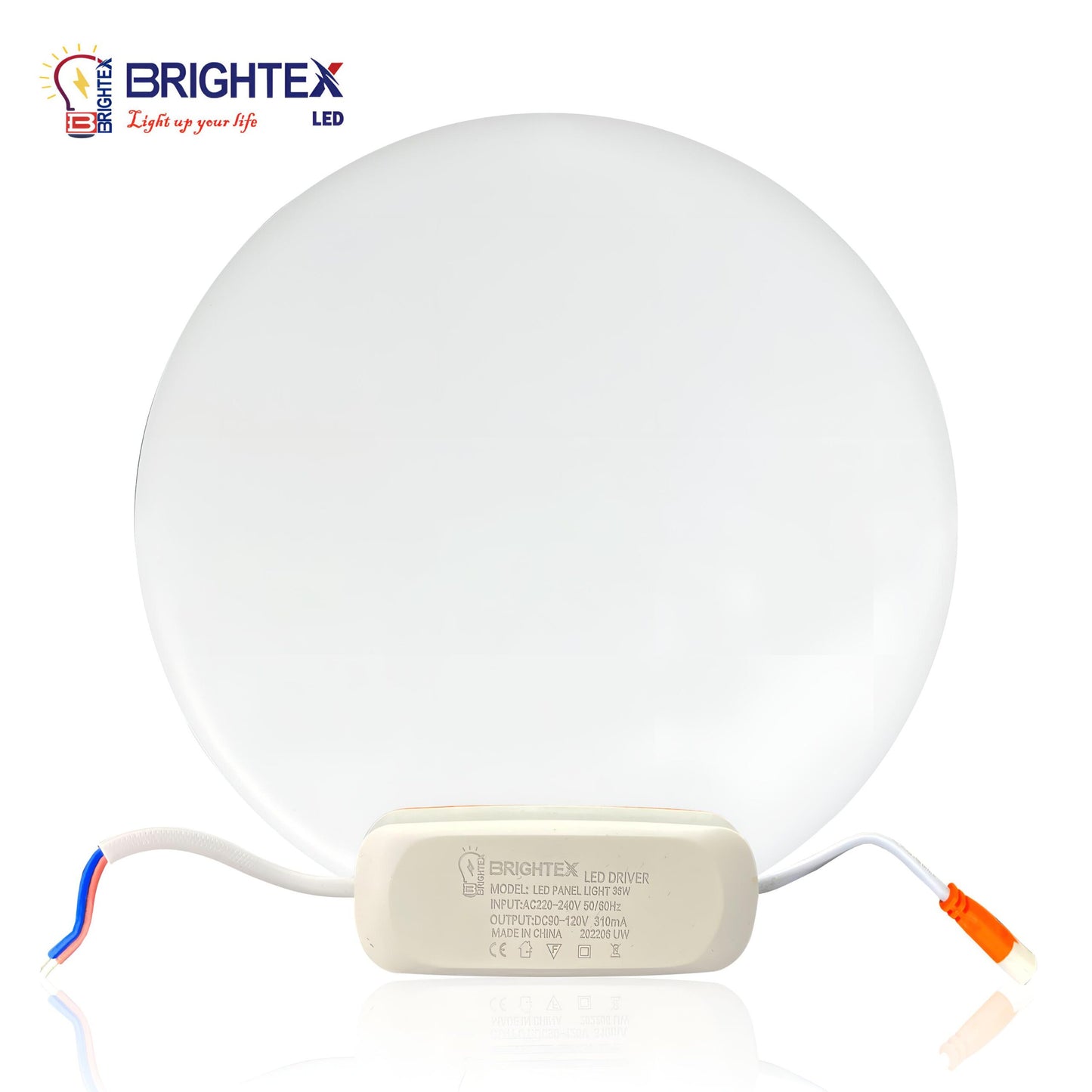 Led Recessed Ceiling Light Round Panel Down Lights 36W Circle IP54 Fire Rated