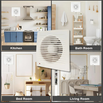 4-Inch Silent Bathroom Extractor Fan