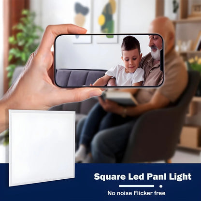 Square Recessed LED Panel Light 48W | 600×600mm