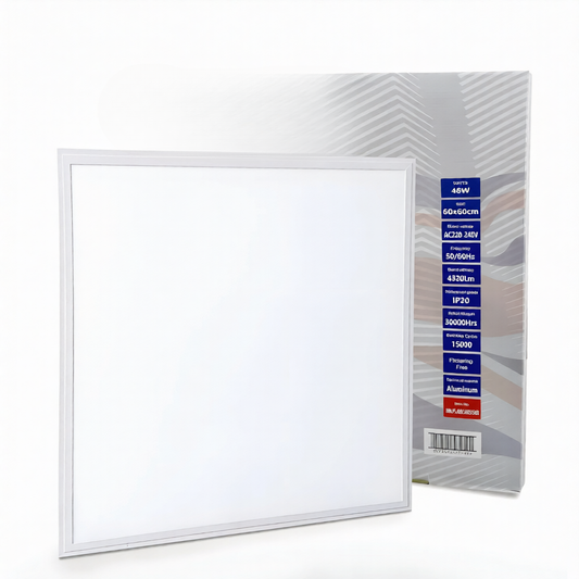 Square Recessed LED Panel Light 48W | 600×600mm