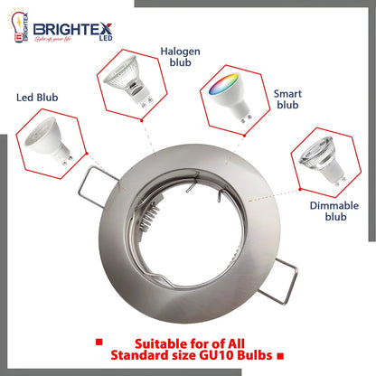 GU10 Holder downlight IP20-Ring – Available in Various Colors