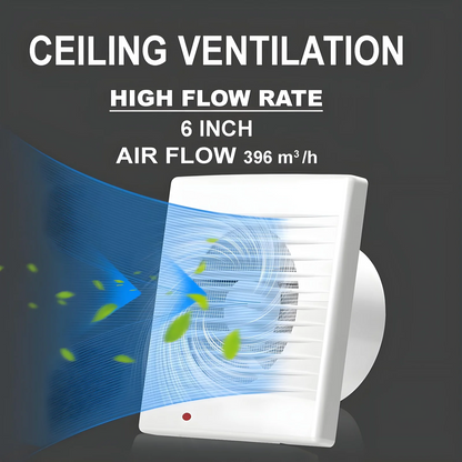 6-Inch Silent Bathroom Extractor Fan