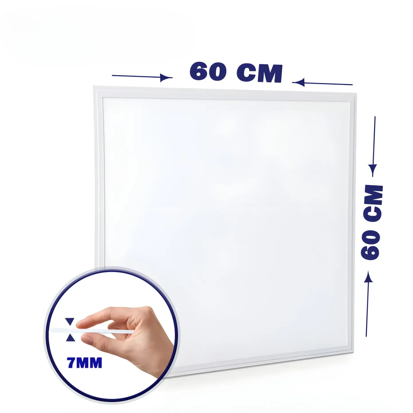 Square Recessed LED Panel Light 48W | 600×600mm