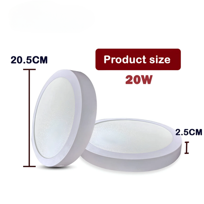 Surface Panel Light – Round | 6500K Cool White | 20W & 36W