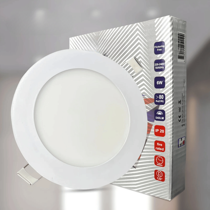 4 Inch Round Recessed LED Panel Light | Available in 6+3W Dual Color