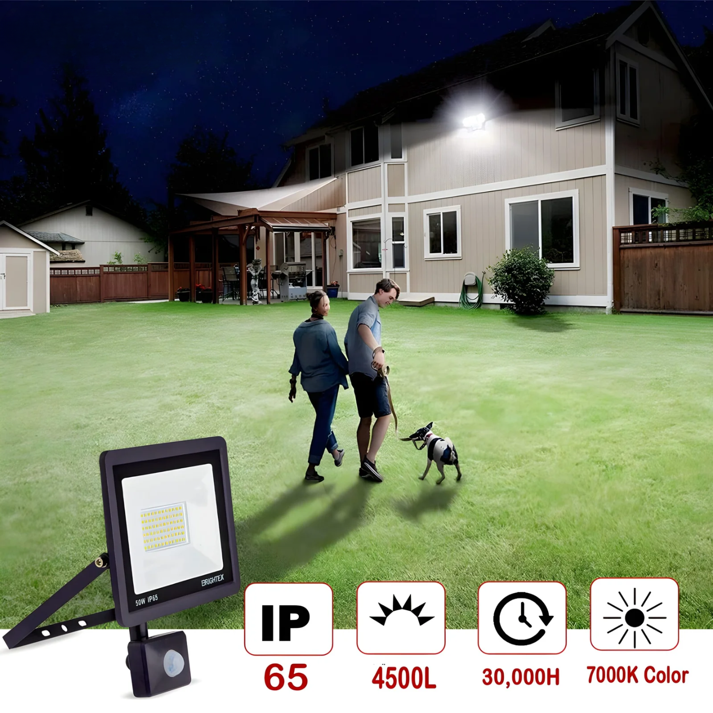 50W LED Floodlight Cool White