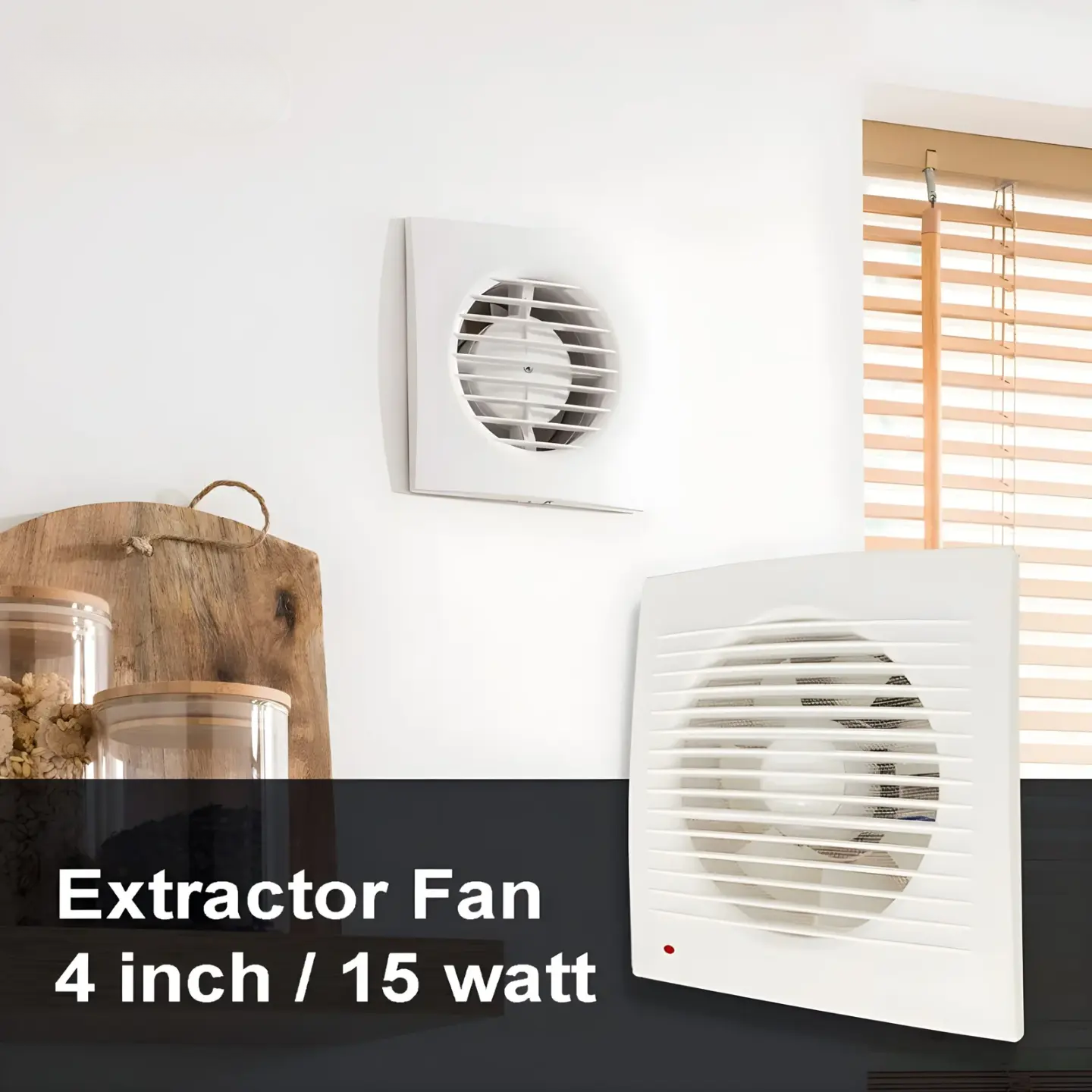 4-Inch Silent Bathroom Extractor Fan